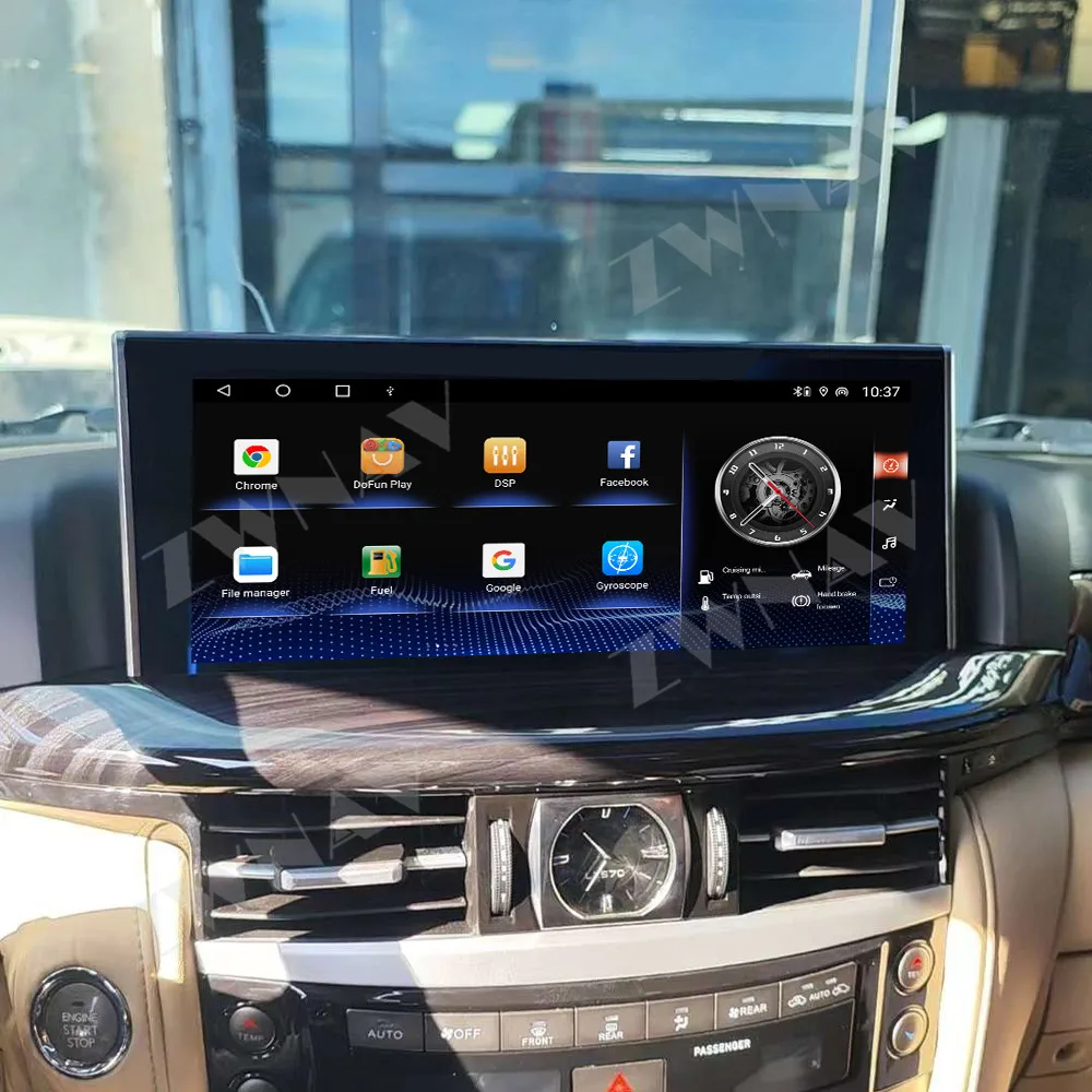 

Обновленный автомобильный Android-экран 2026 года: цифровая приборная панель, одометр для Lexus LX570 2007-2015, мультимедийный плеер, автомобильное радио, Carplay