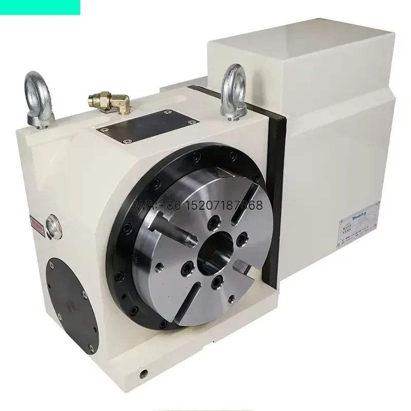 Wmwmnu for 4th 4 Axis Diameter 170mm High Precision Worm Gear Horizontal Indexing Roller Cam Rotary Table for CNC Lathe