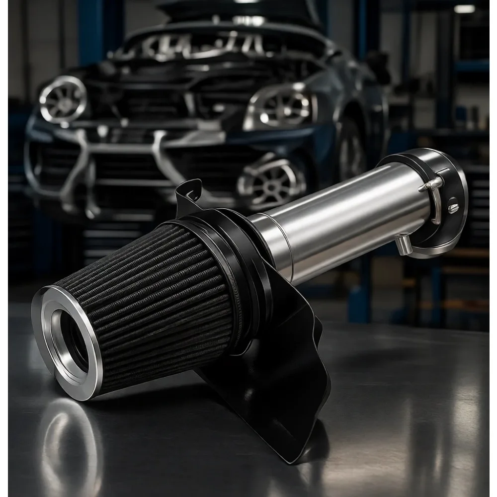 

Cold Air Intake Kit with Heat Shield for 2005-2010 300C Charger V8 5.7L 6.1L High Performance Black
