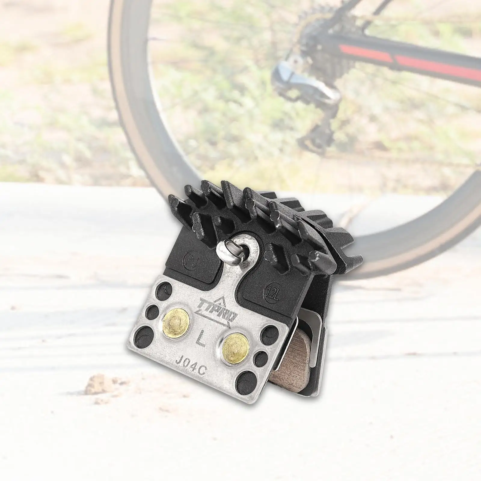 Bike Disc Brake Pad Spare Parts, Wear Resistant Portable Riding Bicycle Disc Brake Pad, Cycling Parts for Br-m6000 Br-m675