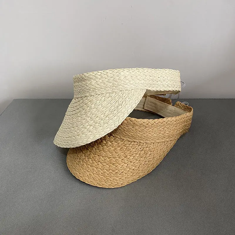 2022 New Hawaiian Summer Breathable Beach Travel Foldable Straw Top Hat Women\'s Formal Outdoor Party Picnic Fishing Sun Chapeau