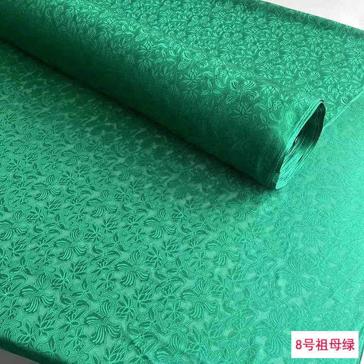 Golden Winding Silk Four Warp Twisted Clothing Cheongsam Dress Sun-Protective Clothing DIY Silk Cloth Fabric