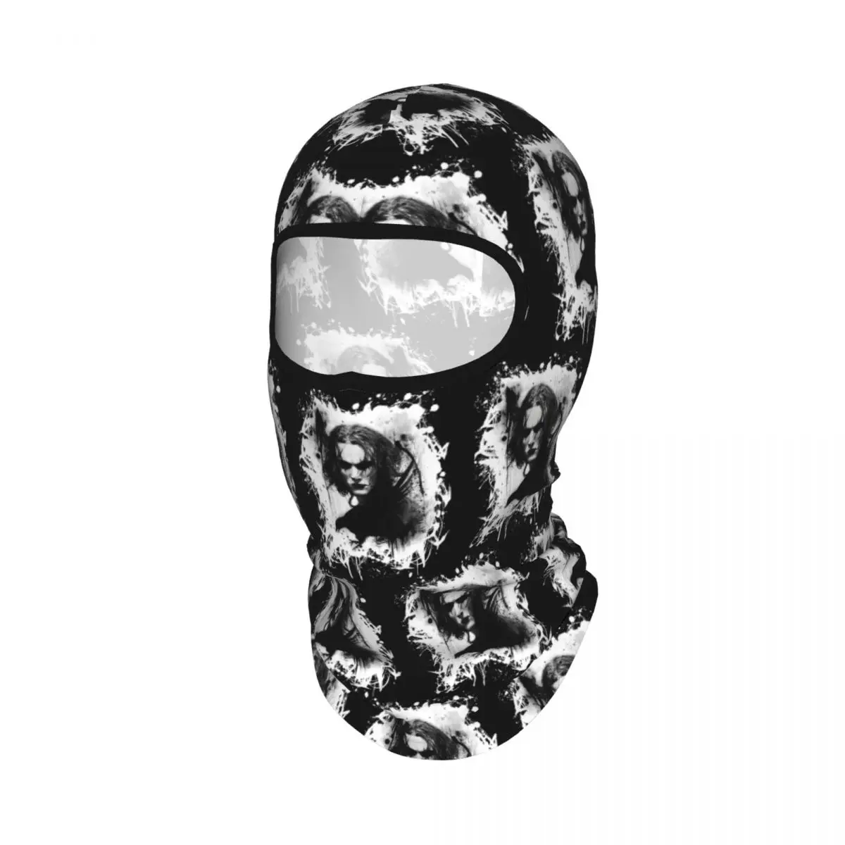 Eric Draven- The Crow Breathable Thin Balaclava Full Face Mask Sun Protection Neck Gaiter For Motorcycle Fishing Outdoor