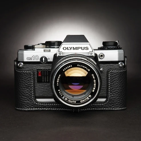 

Чехол ручной работы из натуральной воловьей кожи для фотокамеры Olympus OM 30 om10 om20 om30