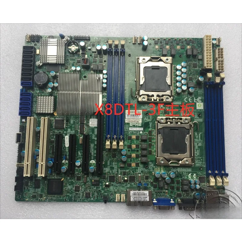 X8DTL-3F dual 1366 pin X58 server game main board support X5680 X5690