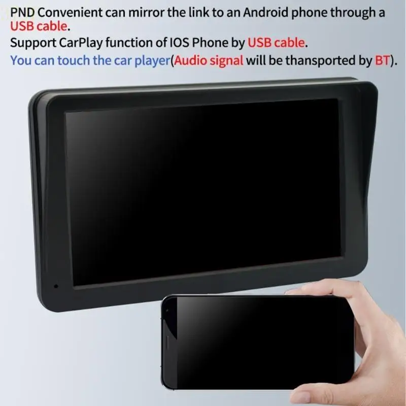 

37JE 7 Inch Wireless Car and MP5 Music Player, Supports Various File Types