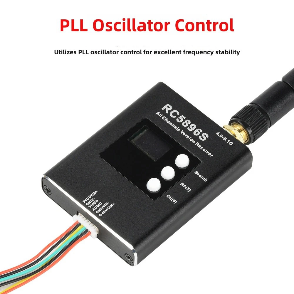 RC5896S 4.9-6.1GHz For Video 5.8G Image Transmission Module 96 Channel FM PLL Demodulation For FPV RC Aircraft Test T
