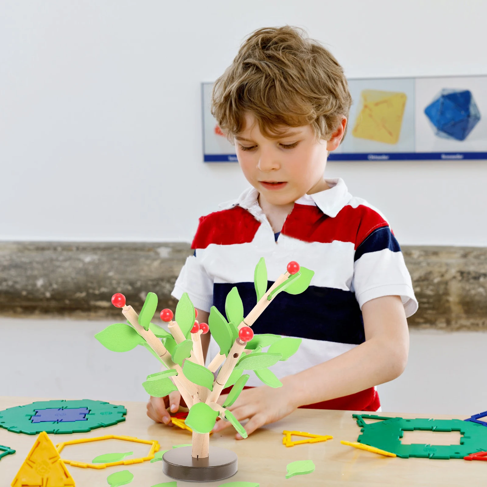 

1 Set Premium Wooden Colorful DIY Creative Toy for Kids Hand-Eye Coordination and Imagination