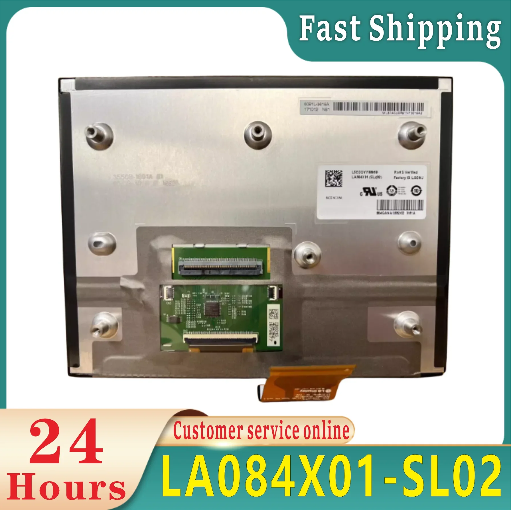 New LA084X01-SL01 LA084X02-SL01 (SL) (0Touch Screen LCD Display 8.4 Uconnect Radio Navigation 17-21 RAM DODGE JEEP CHRYSLER)