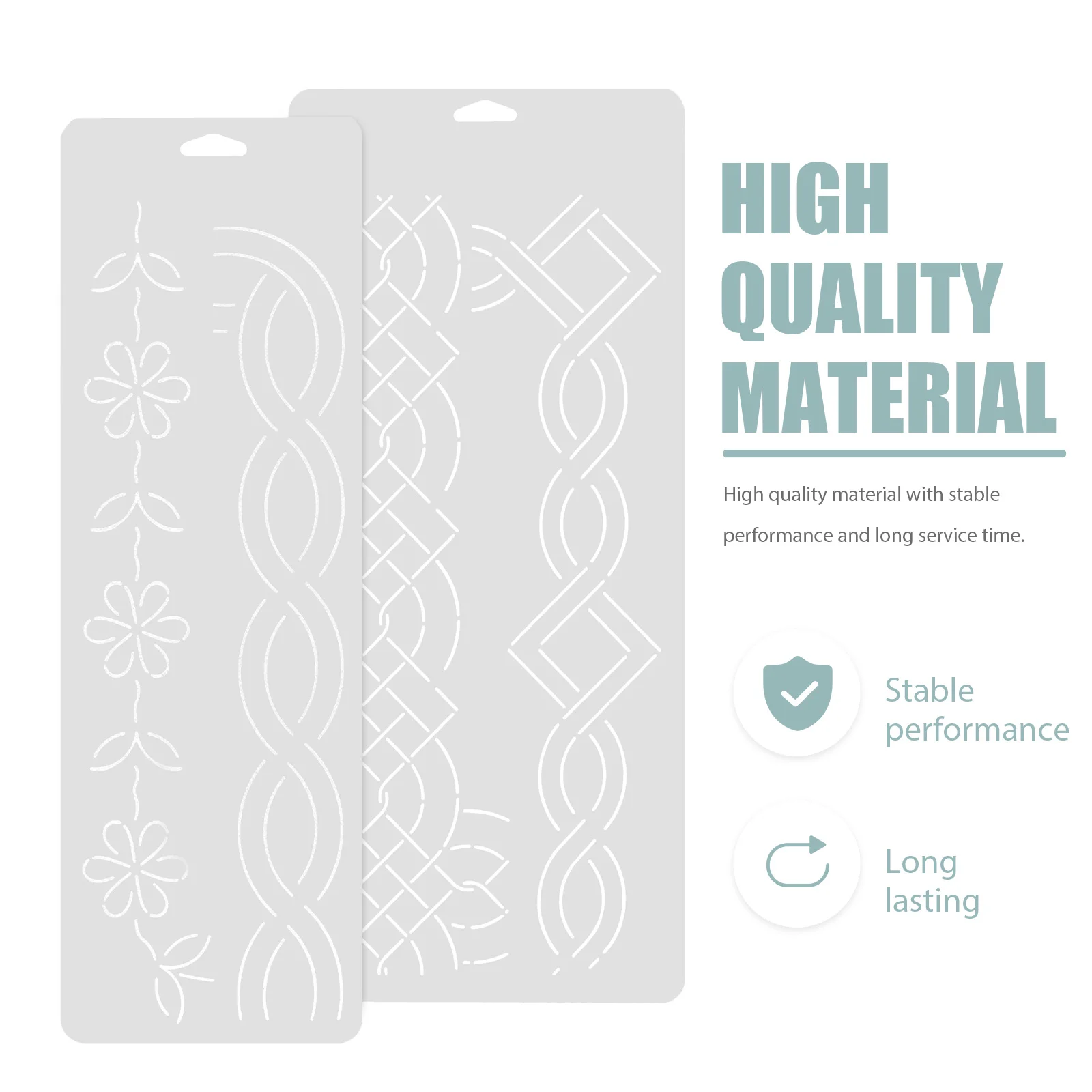 2 Stück kreative Quilt-Vorlage, perfekte Schneider, Anfänger, schneiden seltsame geformte Stoffe, Quilt-Vorlage, Nähen, Nähvorlagen