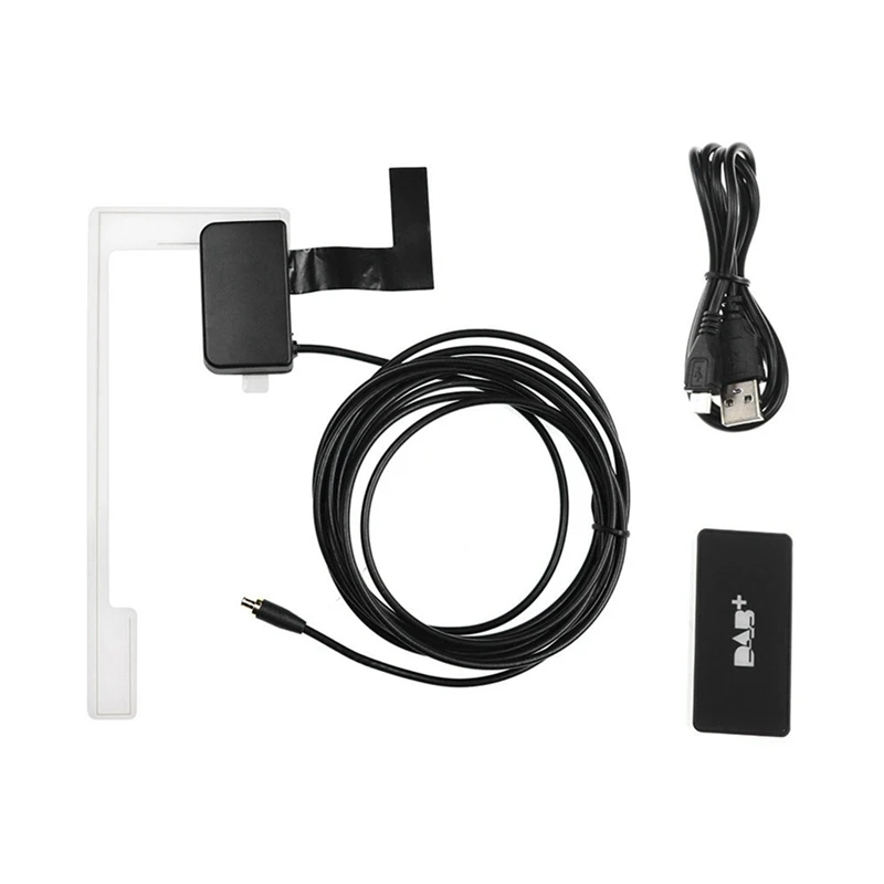 DAB+ Antenna For Android Car Radio With USB Adapter GPS Stereo DAB Receiver Player Automatic Scan Support Channel List