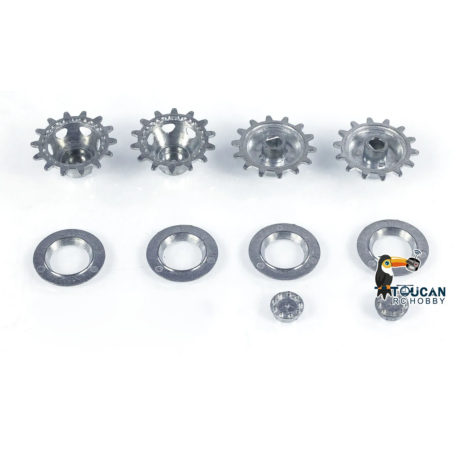 1/16 Tracce In Metallo Pignoni per Heng Lungo IDF Merkava MK IV RC Carro Armato HL3958 2.4ghz FAI DA TE Modello di Controllo Remoto TH23853