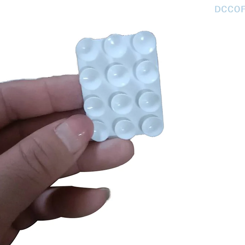 Silicone Suction Pad For Mobile Phone Fixture  Cup Backed Adhesive Silicone Rubber Sucker Pad For Fixed Pad