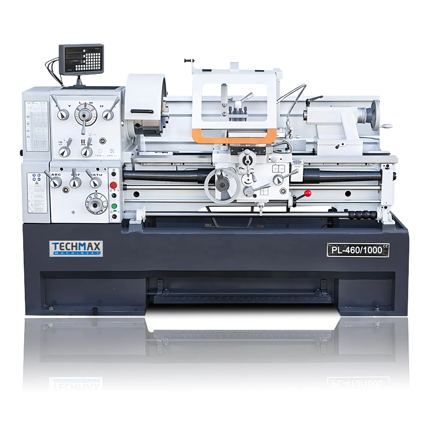 PL-460 Manual Lathe Machine Metal Lathe Machine Bench Lathe with Spindle Bore 58mm