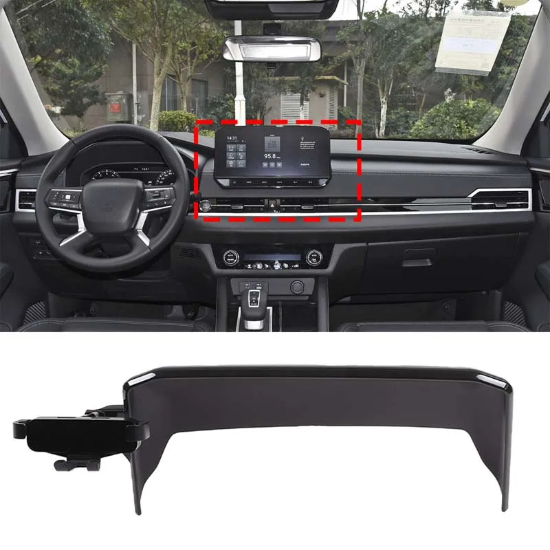 Car Mobile Phone Holder For Mitsubishi Outlander 2022-2024 Central Control Display Screen Mount Gravity Bracket GPS Stand