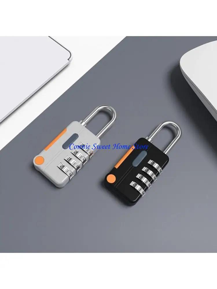 LXAF Zinc Alloy Combination Padlock Locker Anti-theft Locks Rustproof 5 Colors