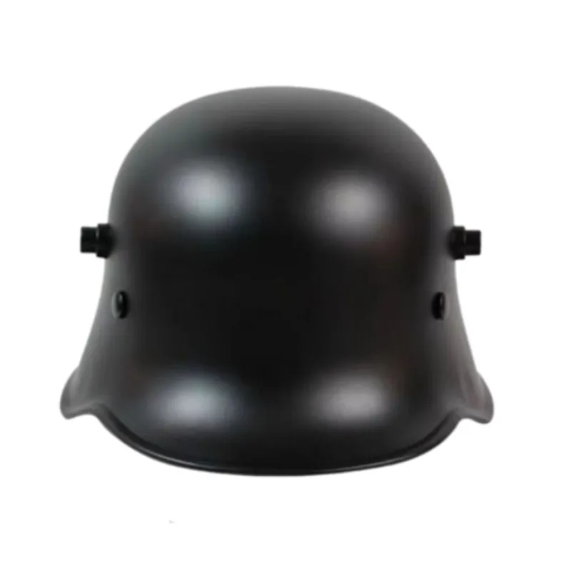 german kevlar motorcycle helmet Half Matte Black Low Profile & DOT Certified Kevlar Helmet Modern German Military
