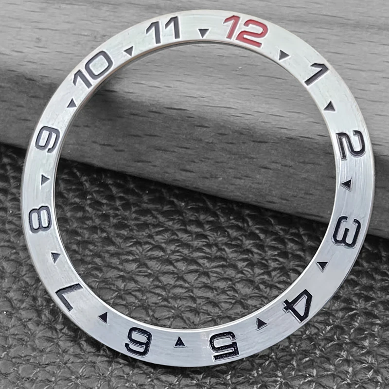 38mm watch accessories 24-hour graduated bezel adapted to modified bezel mouth