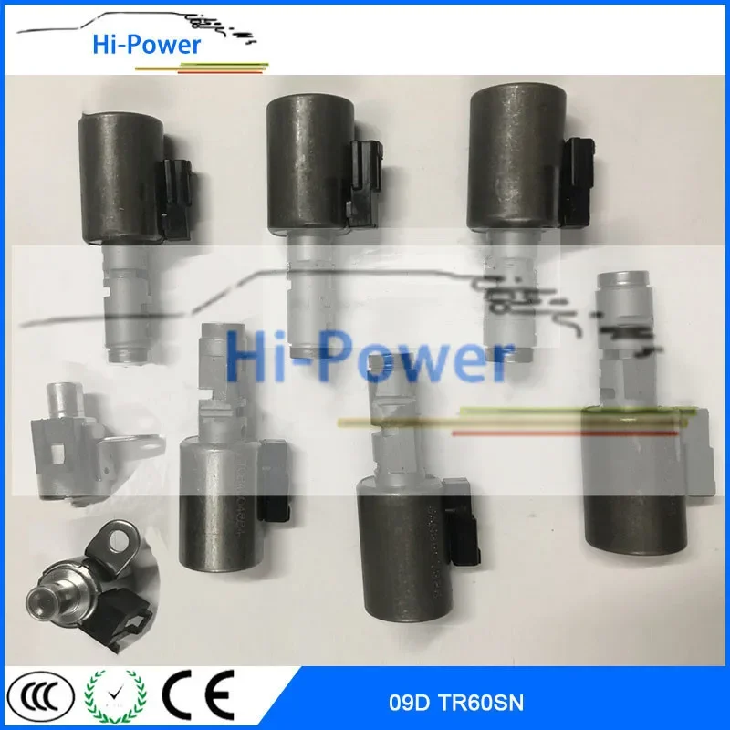 09D TR60SN Original Automatic Transmission Solenoids For VW Audi Porsche Refurbished With 100% Tested  8PCS PER SET Auto Parts