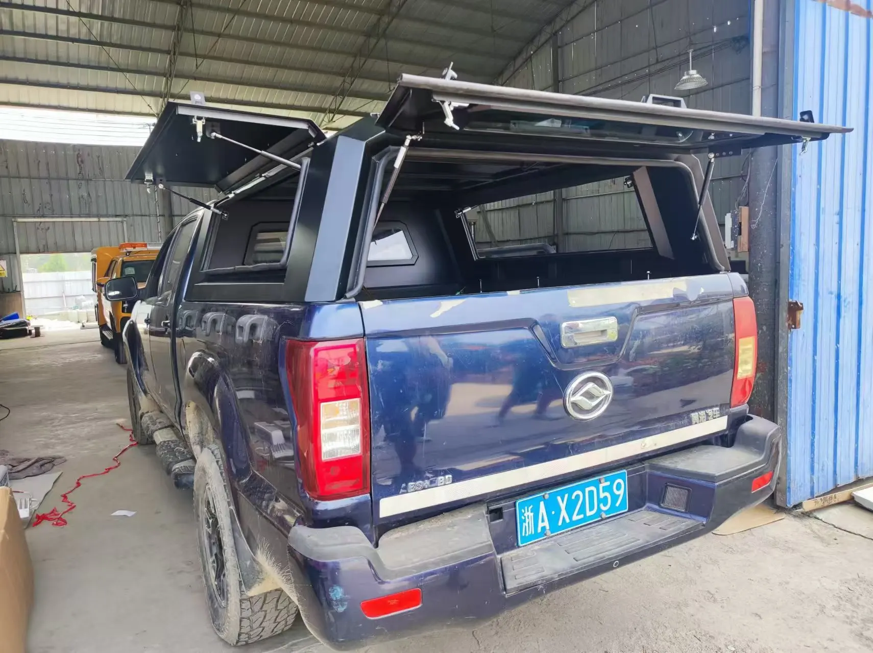 

Manual Folding | Direct Bolt-On | Anti-Rust Steel | For PLUTUS Pickup Fits N1/N2/N3 Series 3-Door Truck Cover