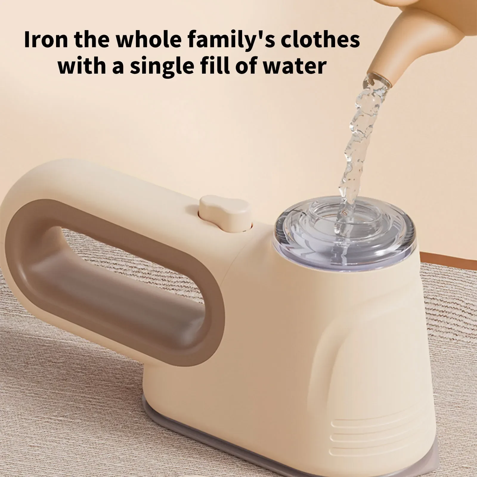 مكواة بخار صغيرة محمولة باليد، مكواة منزلية للسفر، قابلة للطي، تسخين سريع، مكواة كهربائية لاسلكية، مكوّاة رطبة وجافة