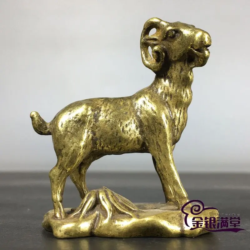 Zodiac sheep leader Ornament Decoration Tea Pet Figurines Desk Decor Accessories