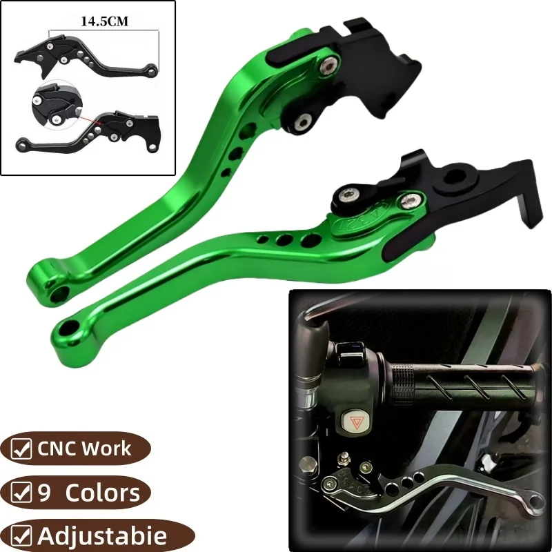 Tige de frein pour Kawasaki GTR1400 / CONCOURS 2007-2019 CNC moto levier d'embrayage de frein réglable poignée de frein
