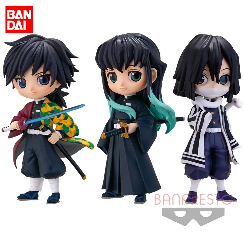 

Bandai Original Demon Slayer Anime Qposket petit Vol.3 Tokitou Muichirou Action Figure Toys For Kids Gift Collectible Model