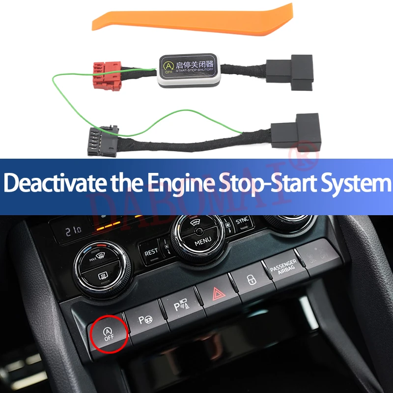 

Car Automatic Stop Start Engine System Off Cable Plug and Play Eliminator Device for Skoda Kodiaq 2017-2021 2022 2023