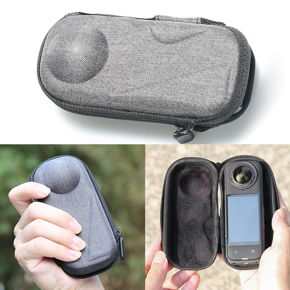 for X4 Accessories Small Size Hard Shell Bag Lens Protective Cover Camera Body Mini Storage Bag