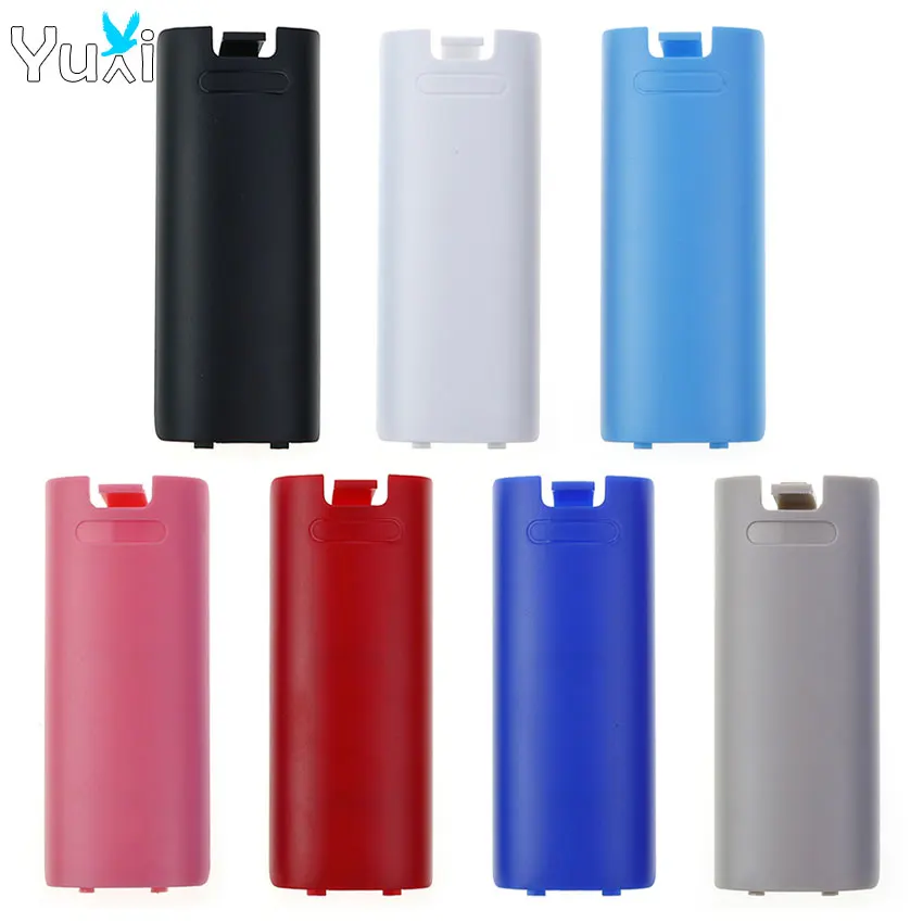 YuXi For Wii Remote Controller Battery Cover Replacement Gamepad Handle Battery Case Back Cover Shell
