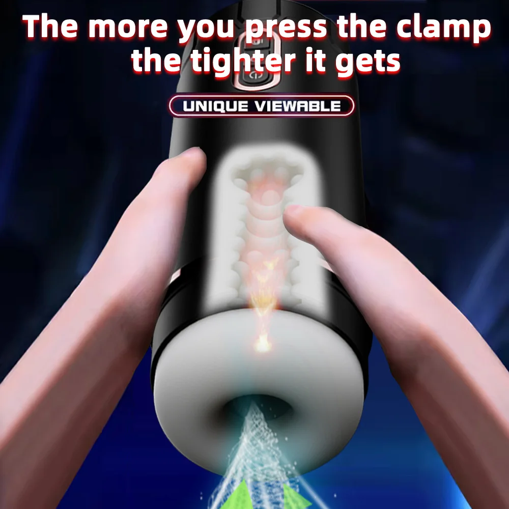 التلقائي ضغط ذكر الاستمناء مضخة القضيب الجنس لعب الكبار للرجال مع 5 مص 10 طرق الاهتزاز آلة جيب كس 18 +