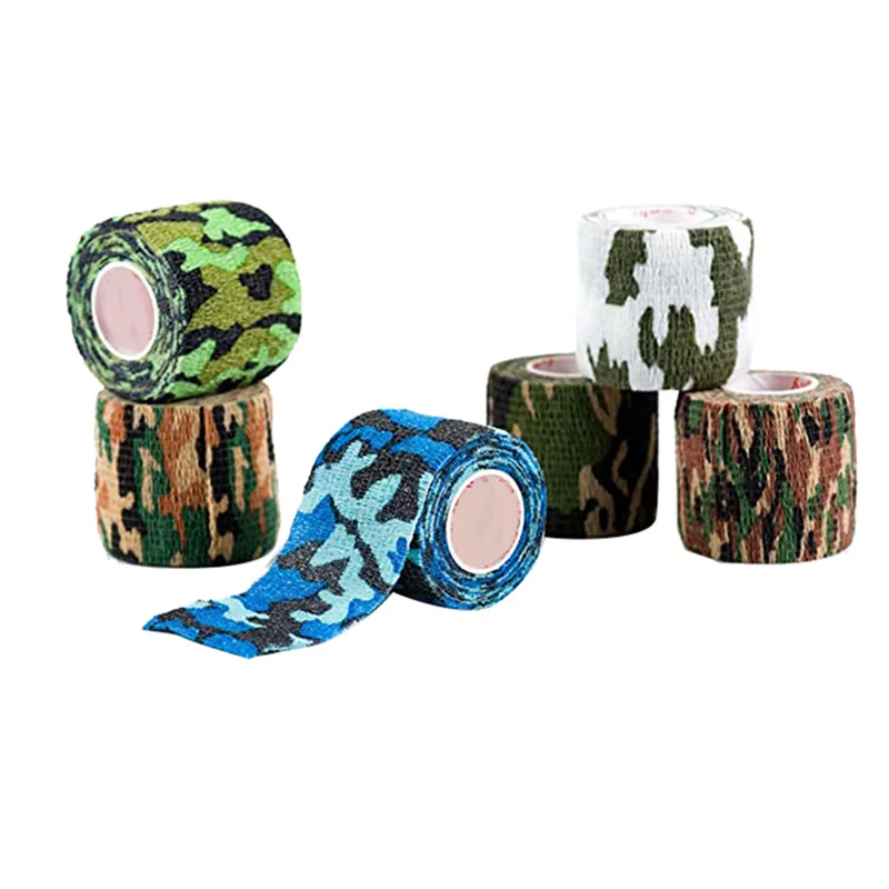 

ABVB-30 Roll Wrap Tape Bulk (Assorted And Camouflage Colors Random) Vet First Aid Tape Self Adhesive Adherent