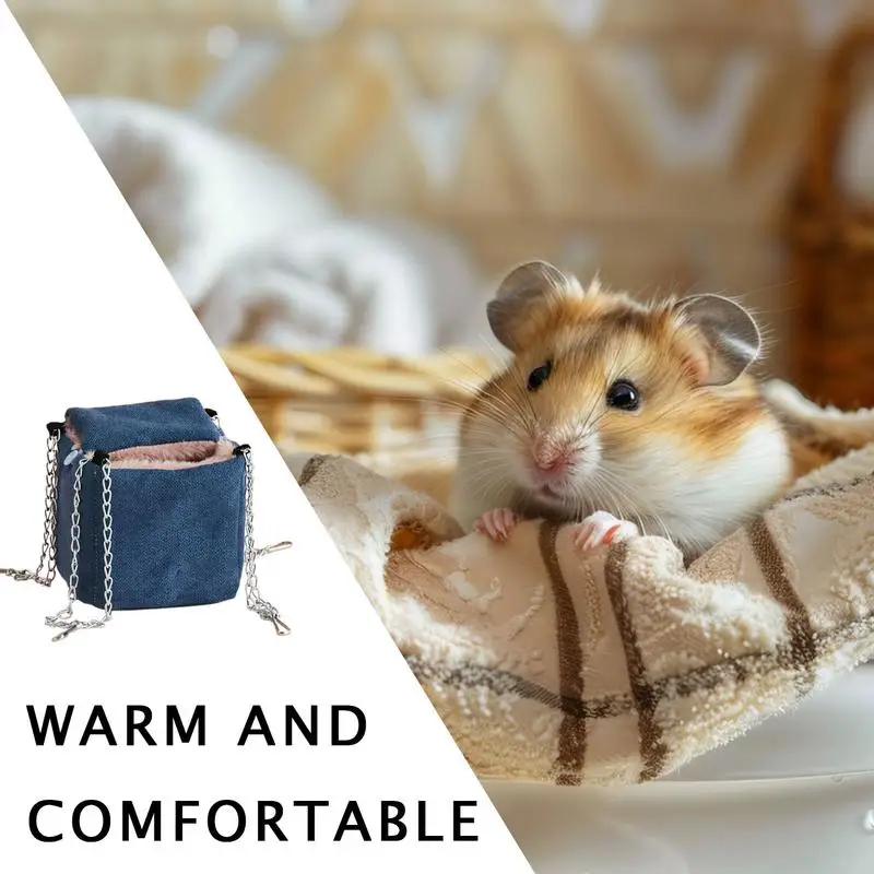 Hamster Hammock For Cage Ferret Bed Hamster Hammock Squirrel Nest Warm Chinchilla Bed Hamster Swing Chinchilla Hammock Sugar