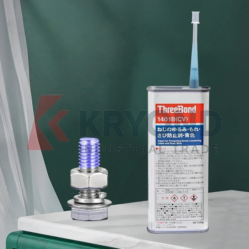 ThreeBond 1401B 1401C 1401CV Threadlocker Sealant Screw Locking Compound for Bolt Fastening Machinery Equipment Anti Loosening