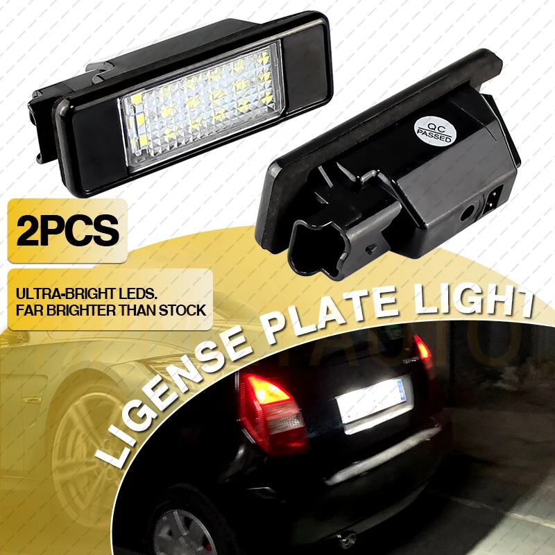 

Светодиодные фонари номерного знака для Peugeot 106 1007 207 307 308 406 407 508 607 для Citroen C2 C3 C4 C5 C6 C8 Автомобильные аксессуары