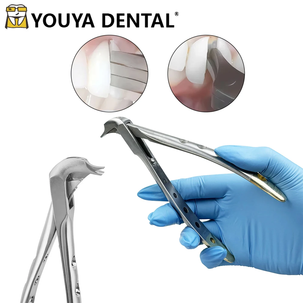 Dental Tooth Crown Remover Plier Dentistry Crown Spreader Forceps Dentist Tool Orthodontic Stainless Steel Surgical Pliers