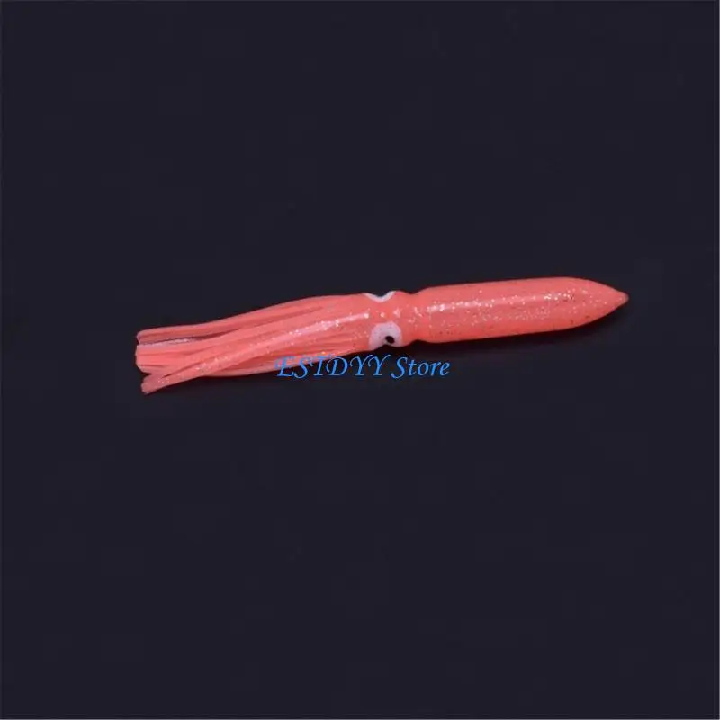 

G6DE Soft Fishing Baits Luminous Octopuses Squids Skirts Fishing Lure Fishing Accessorys