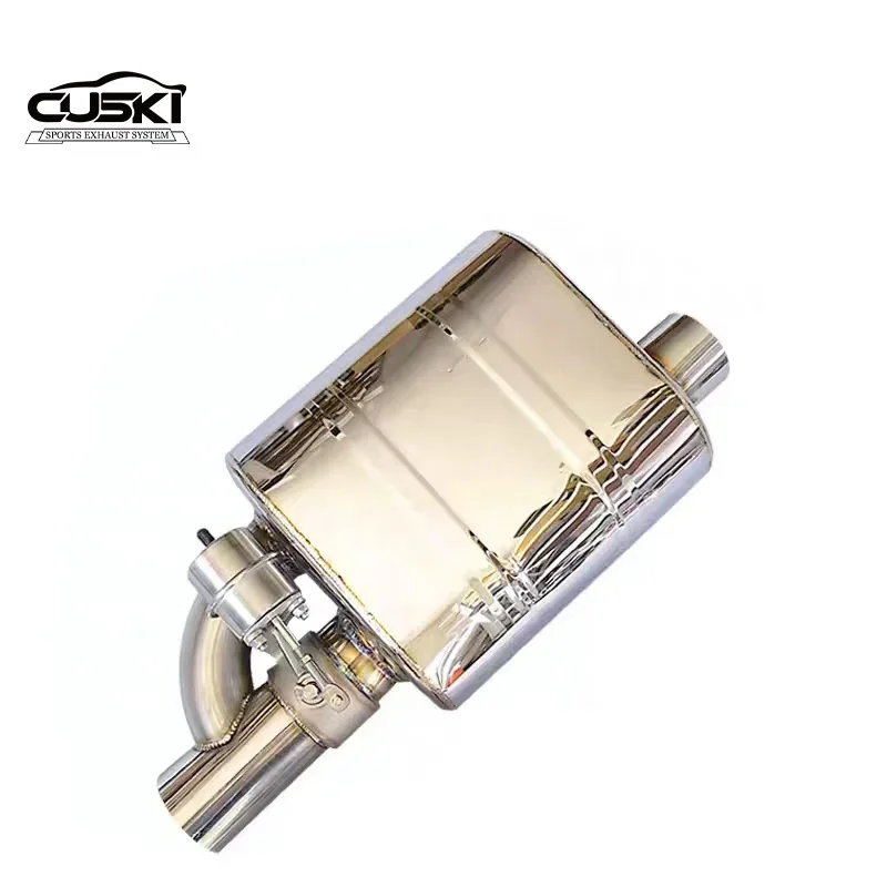 Universal SS304 Stainless Steel Pipe Escape Exhaust Valve Control Automotive Exhaust Systems High Quality Exhaust Muffler