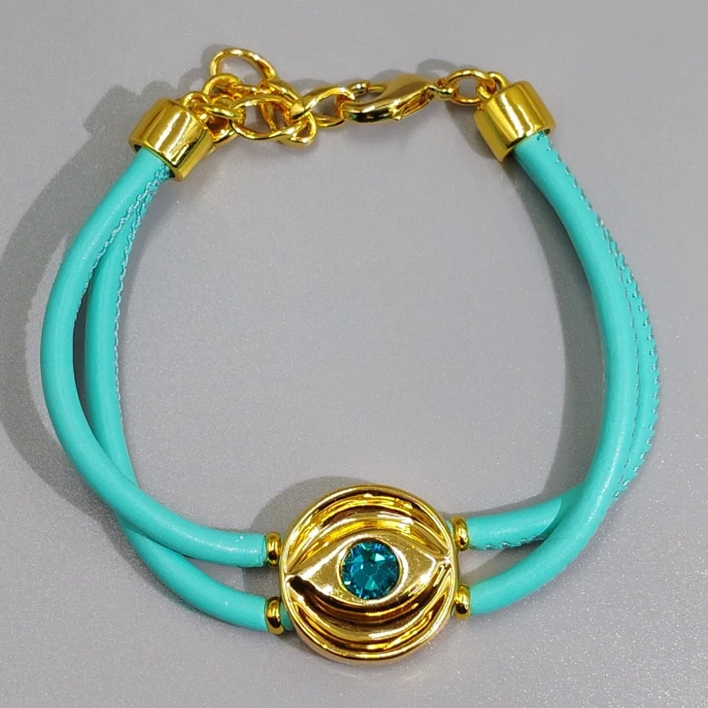 

2026 new niche style geometric bracelet, transportation accessories, leather rope, daily commuting outfit