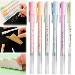 Burr-free Tacky Glue Pen School Supplies Handwork Compact Pupil Scrapbooking Handcrafts Making Quick Dry Glue Pen