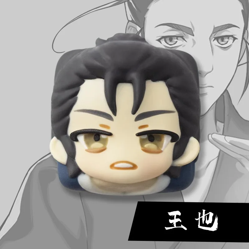 Under One Person Theme Keycap Original Design Cartoon Artisan Keycap for Mechanical Keyboard Customization Cool Resin 3D Keycaps