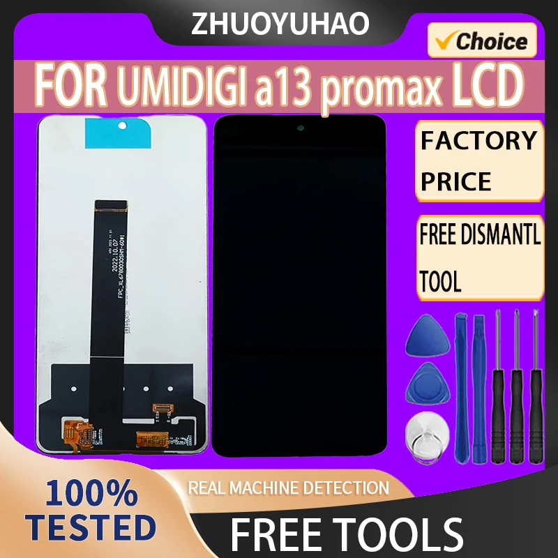 LCD Display For UMIDIGI A13 promax LCD Replacement Display Touch Screen For UMIDIGI A13 promax LCD Screen Digitizer Assembly