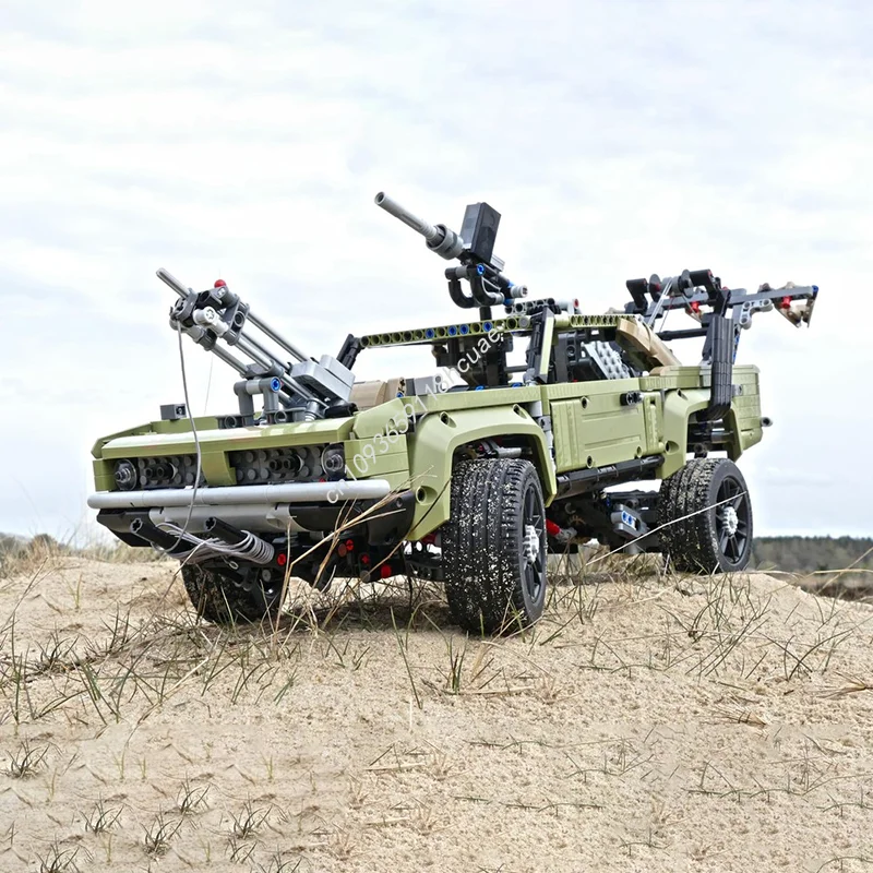 2111 個 MOC マッドマックス クローカー 2 テクニカルモデルビルディングブロック組み立てる DIY 教育玩具レンガ子供クリスマスギフト誕生日