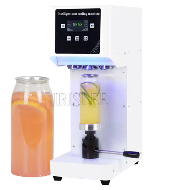 

Automatic Milk Tea Shop Beverage Sealing Machine Can Seamer Machine Aluminum Beer Cola Sealing Machine