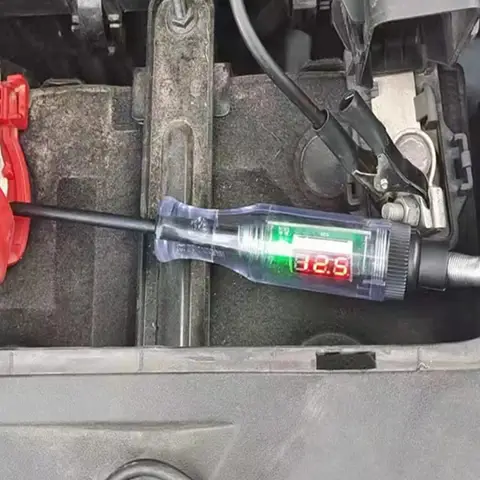 Testador de circuito de tensão de caminhão e carro, 6v 12v 24v, caneta de teste de sonda de diagnóstico de carro, lâmpada, caneta de medição elétrica, ferramentas de reparo