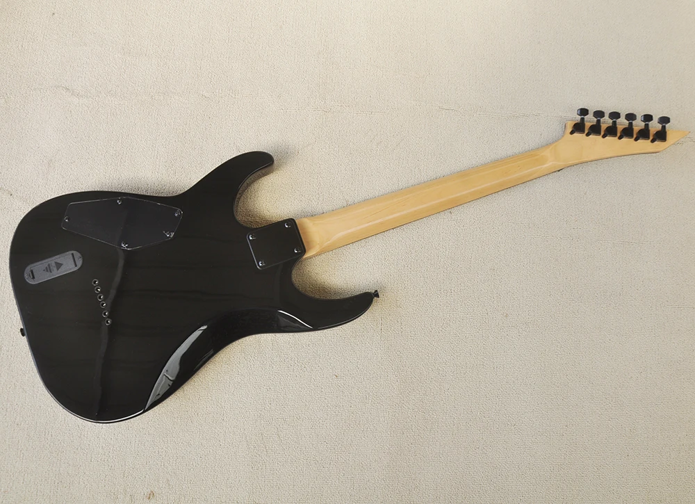 6 Strings Strings Through Body Electric Guitar with 24 Frets,Rosewood Fretboard,Can be Customized