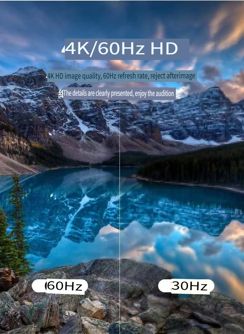 محطة إرساء من النوع C إلى جهاز عرض شاشة محول فيديو عالي الدقة للهاتف المحمول HDMI PD