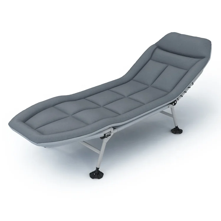 

Light Weight High Bearing Capacity Steel Pipe Outdoor Camping Single Folding Bed