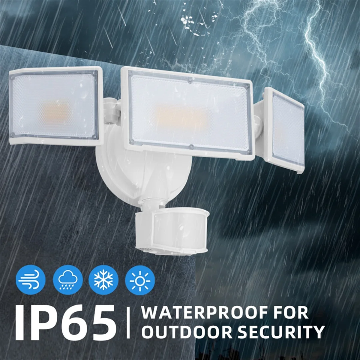 AB51 70W 7000LM LED 모션 센서 실외 조명, 투광 조명 실외, 외부 조명, 집, 차고, 마당